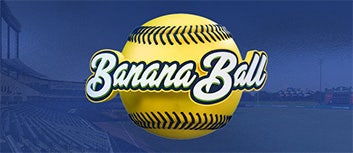 The Banana Ball logo featuring a softball